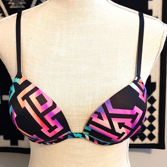 💕 EUC PINK by VS Ladie's Wear Everywhere Super Push Up Bra, Multicolor T-Shirt - Picture 3 of 11